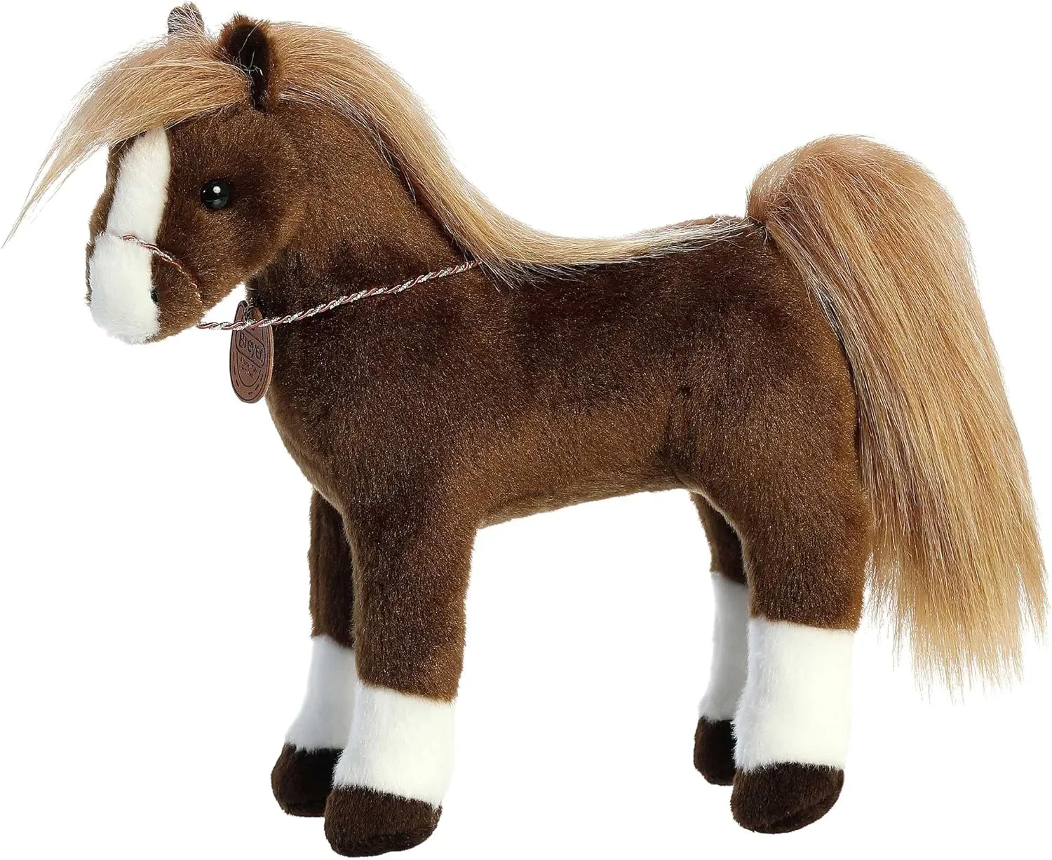 Aurora® Exquisite Breyer® Showstoppers American Saddlebred Stuffed Animal - Realistic Detailing - Imaginative Play - Brown 13 Inches