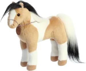 Aurora® Exquisite Breyer® Showstoppers Pinto Horse Stuffed Animal - Realistic Detailing - Imaginative Play - Brown 13 Inches