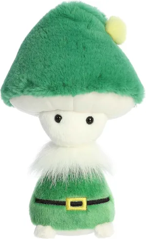 Aurora® Festive Fungi Friends™ Holiday Stuffed Animal - Unique Design - Loveable Companions - Elf 9 Inches