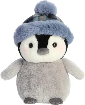 Aurora® Festive Holiday Chaz Chillin Chick™ Stuffed Animal - Seasonal Cheer - Heartwarming Gifts - Gray 10 Inches
