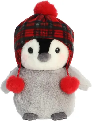 Aurora® Festive Holiday Chucky Chillin Chick™ Stuffed Animal - Seasonal Cheer - Heartwarming Gifts - Gray 10 Inches
