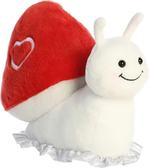 Aurora® Heartwarming Valentine Shroomin' Luv™ Stuffed Animal - Decorative Companion - Romantic Plush - Red 10 Inches