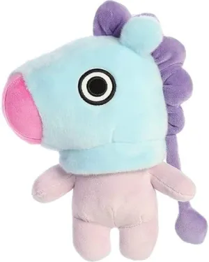 Aurora® Lovable BT21 MANG Stuffed Animal - Collectible Fun - Delightful Cuteness - Blue 9.5 Inches