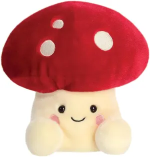 Aurora, Palm Pals 33960 8" Amanita Mushroom Soft Toy Red and Beige