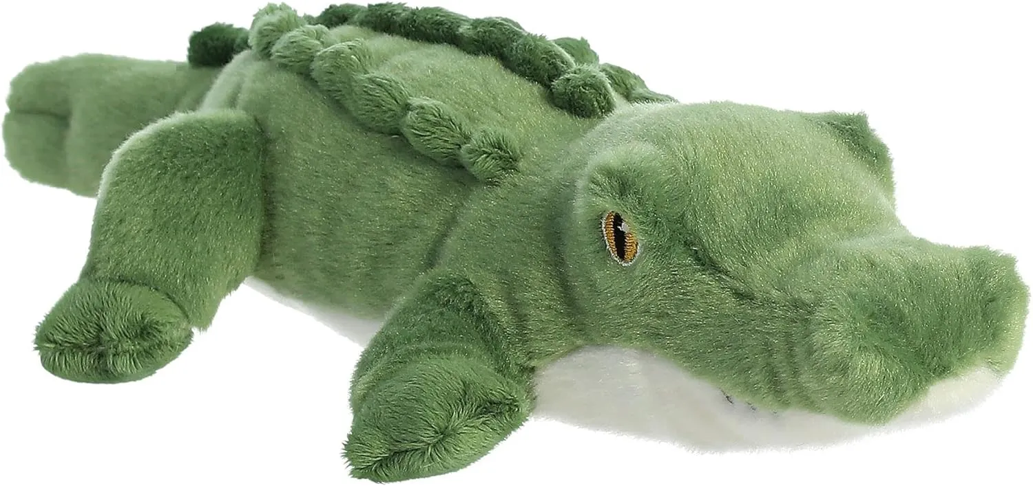 Aurora® Responsibly Made Eco Nation™ Alligator Stuffed Animal - Ideal for Playtime Adventures - Perfect for Birthdays or Just Because - Green 14 Inches