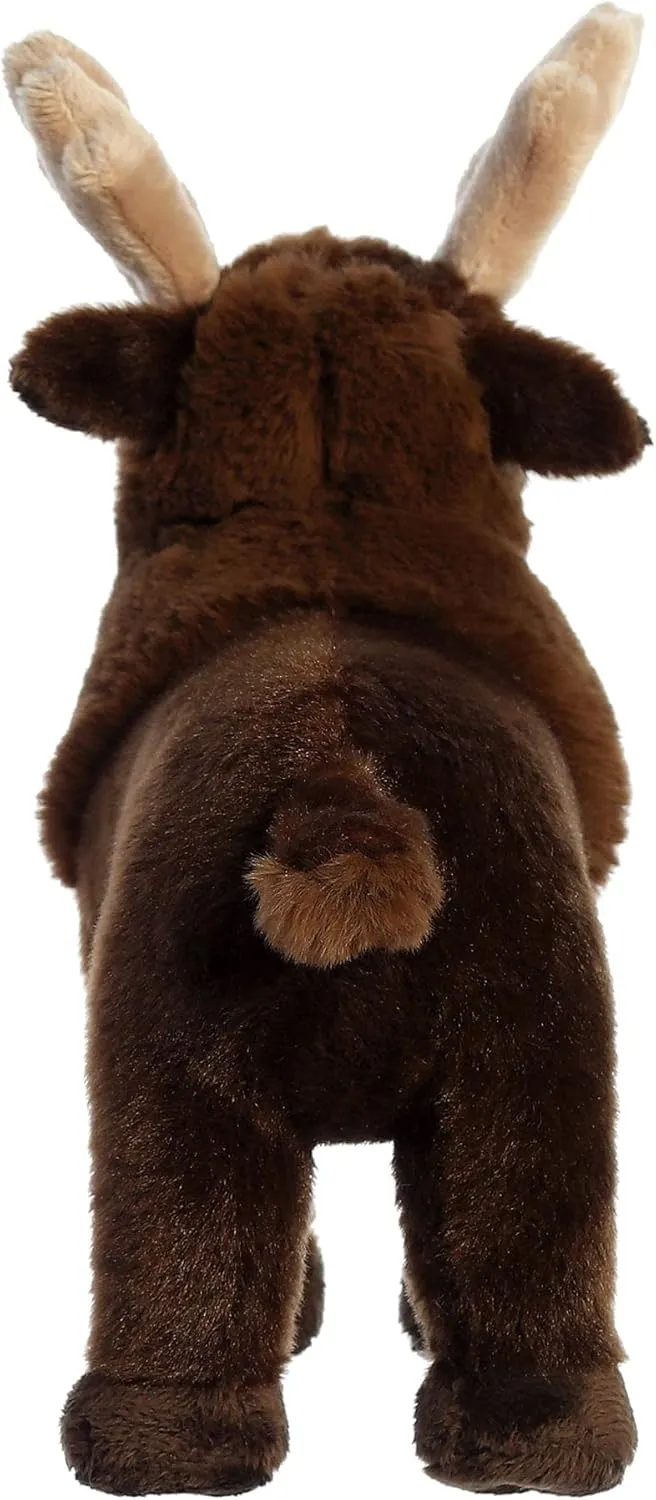 Aurora® Responsibly Made Eco Nation™ Moose Stuffed Animal - Ideal for Playtime Adventures - Perfect for Birthdays or Just Because - Brown 10 Inches