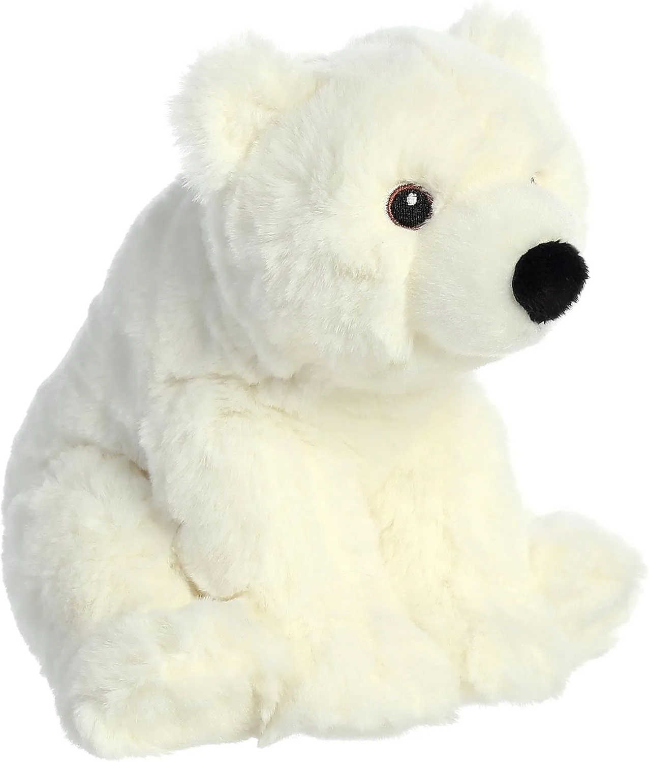 Aurora® Responsibly Made Eco Nation™ Polar Bear Stuffed Animal - Ideal for Playtime Adventures - Perfect for Birthdays or Just Because - White 9.5 Inches