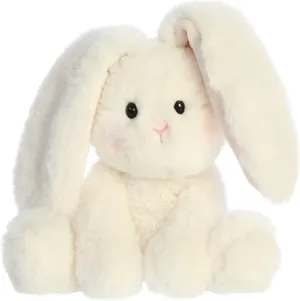 Aurora® Vibrant Spring Candy Cottontails™ Stuffed Animal - Decorative Companion - Endless Fun - Cream 8 Inches