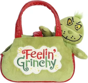 Aurora® Whimsical Dr. Seuss™ Fancy Pals™ Feeling Grinchy Stuffed Animal - Magical Storytelling - Officially Licensed - Green 8 Inches