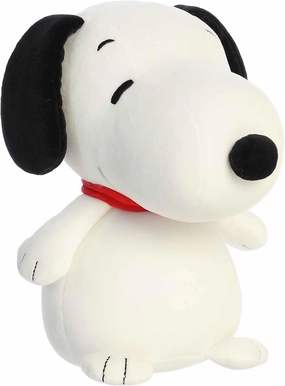 Aurora® Adorable Peanuts® Squishy Snoopy Stuffed Animal - Officially Licensed Toys for All Snoopy Fans - Nostalgic Gift for Adults and Birthday Celebrations - 8.5 Inches
