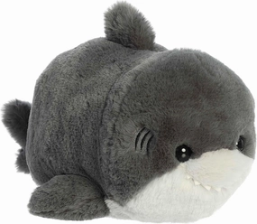 Aurora® Adorable Spudsters™ Sebastian Shark™ Stuffed Animal - Comforting Cuddles - Playful Companions - Gray 10 Inches