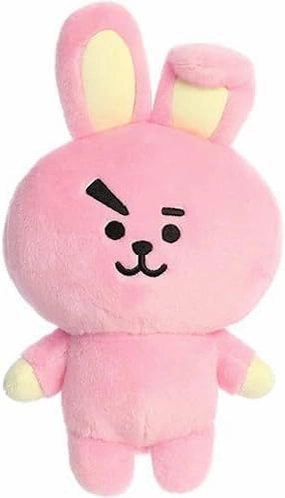 Aurora® Lovable BT21 Cooky Stuffed Animal - Collectible Fun - Delightful Cuteness - Pink 10 Inches