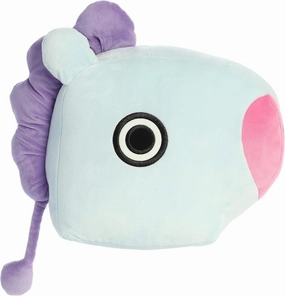 Aurora® Lovable BT21 MANG Stuffed Animal - Collectible Fun - Delightful Cuteness - Blue 13.5 Inches
