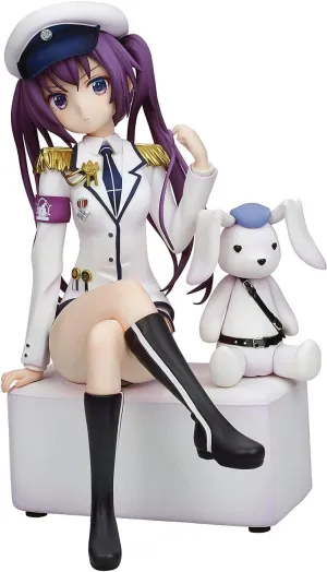 AURUS The Order a Rabbit Rize Military Uniform Version PVC Figure Collectible Anime Statue Premium Quality Figurine for Display Gift or Collection Detailed Design for Fans and Lovers