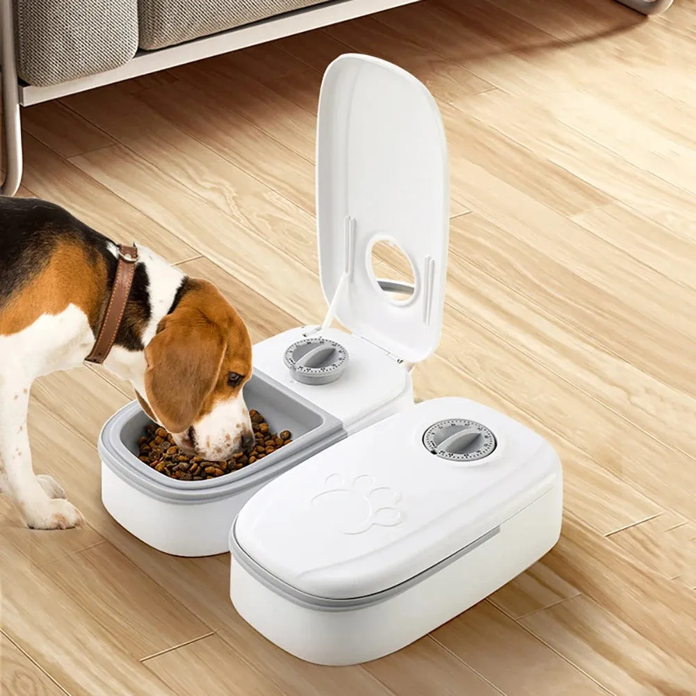 Automatic Pet Food Dispenser – Dry Food Feeder with Timer for Cats & Dogs, 48-Hour Programmable Control