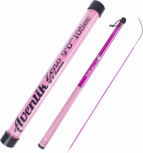 Aventik Zeno Tenkara Rod in 9ft/10ft, Complete Beginner Tenkara Rod Kit, S2 Fiberglass 6:4 Soft M-Action Super Lightweight and Compact Tenkara Fly Fishing Rod