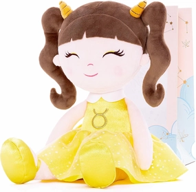 Baby Girl Gifts Plush Dolls Constellations Zodiac Doll Birthday Gift 17 inches Tauru