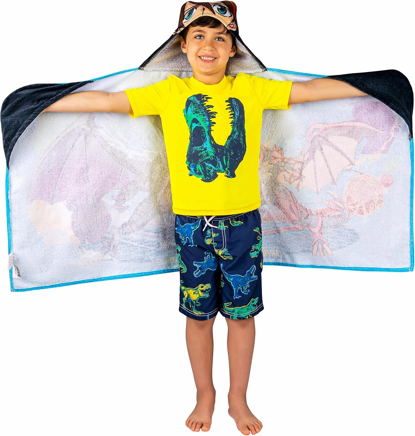 Bakugan Anime Battle Brawlers Bath/Pool/Beach Soft Cotton Terry Hooded Towel Wrap, 24 in x 50 in, By Franco Kids