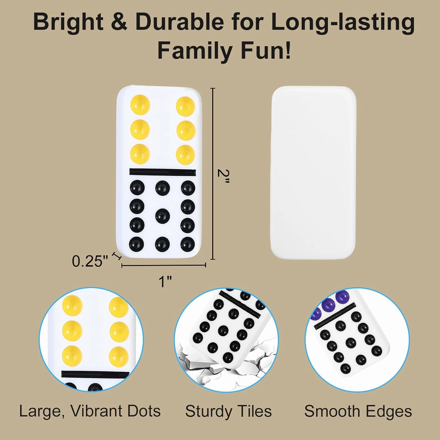 BATURU Double 12 Mexican Train Dominoes Set, Dominos Set for Adults, 91 Number Tiles Mexican Train Game, Dominos Games with Carry Case, Family Game Night, for Dad(8 Racks