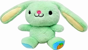 Bauer Spielwaren Stretch Buddies Rabbit Mint: Soft Plush Cuddly Toy with Movable Ears and Legs 28 cm Mint Green (12281)