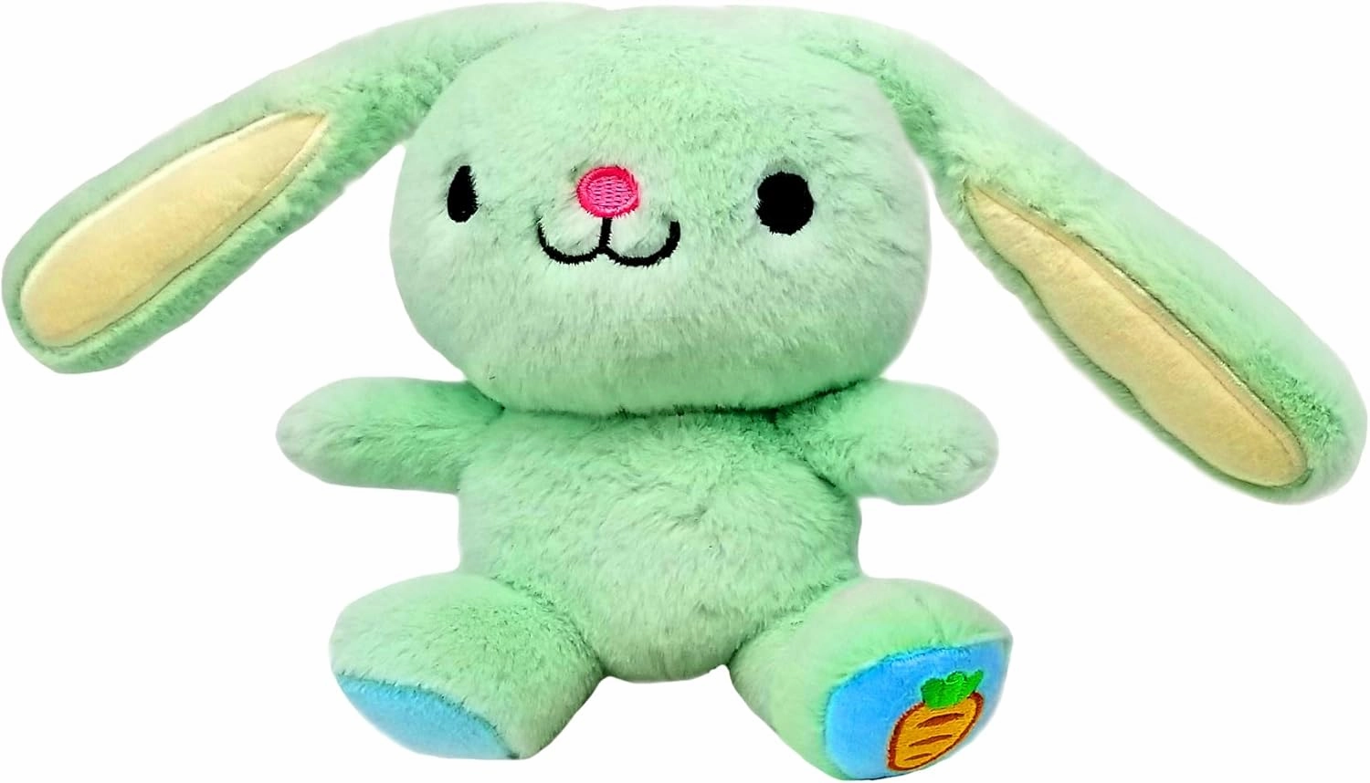 Bauer Spielwaren Stretch Buddies Rabbit Mint: Soft Plush Cuddly Toy with Movable Ears and Legs 28 cm Mint Green (12281)