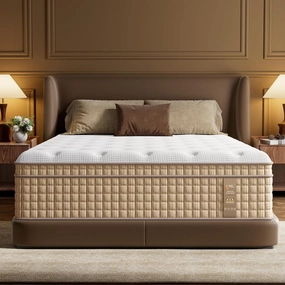 BedStory King Mattress 12 Inch Hybrid Plush Mattresses Gel Memory Foam & Pocket Spring Bed for Back Pain Relief, Fiberglass-Free, CertiPUR-US
