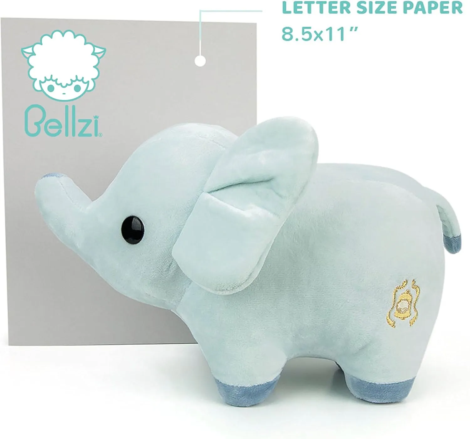 Bellzi Baby Elephant Cute Stuffed Animal Plush Toy - Adorable Soft Elephant Toy Plushies and Gifts - Perfect Present for Kids, Babies, Toddlers - Phanti