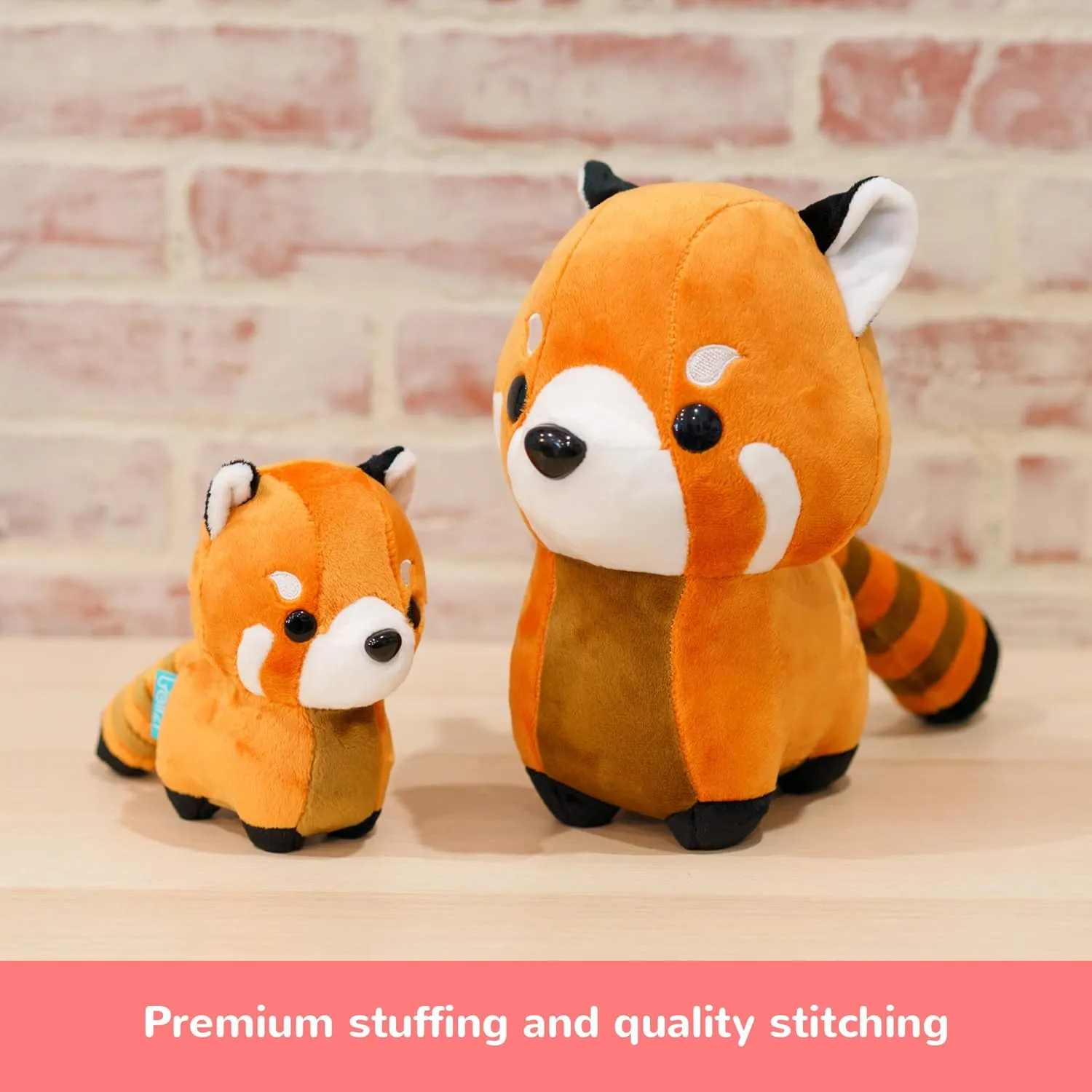 Bellzi Red Panda Stuffed Animal Plush Toy - Soft Cute Plushies and Gifts for All Ages, Kids, Babies, Toddlers - Red Pandi
