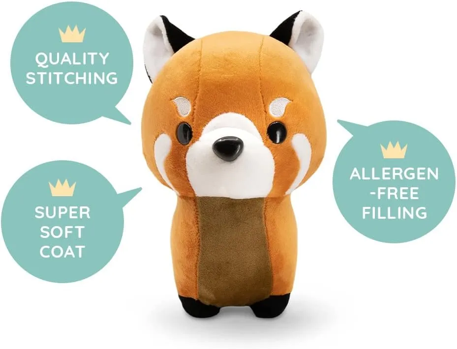 Bellzi Red Panda Stuffed Animal Plush Toy - Soft Cute Plushies and Gifts for All Ages, Kids, Babies, Toddlers - Red Pandi