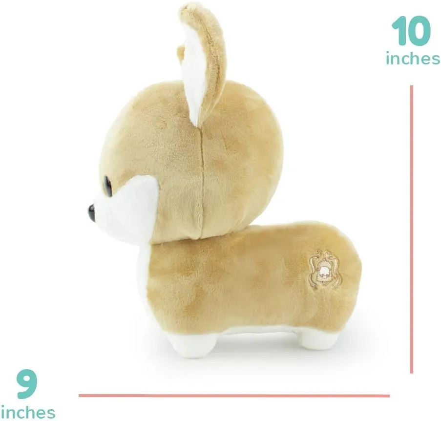 Bellzi Tan Corgi Cute Stuffed Animal Plush Toy - Adorable Soft Corgi Toy Plushies and Gifts - Perfect Present for Kids, Babies, Toddlers