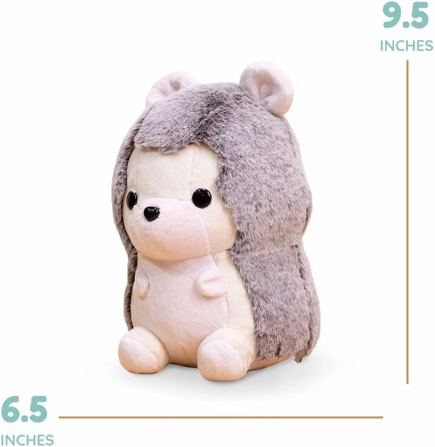 Bellzi Hedgehog Cute Stuffed Animal Plush Toy - Adorable Soft Hedgehog Toy Plushies and Gifts - Perfect Present for Kids, Babies, Toddlers - Hedgi The Hedgehog