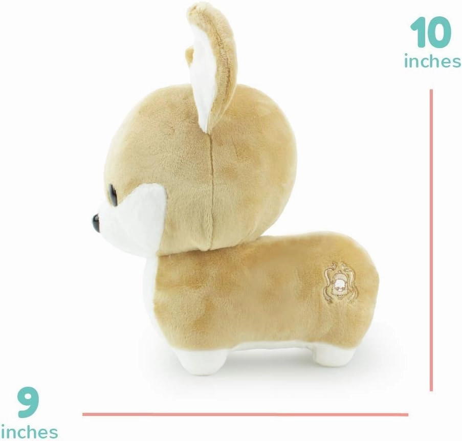 Bellzi Tan Corgi Cute Stuffed Animal Plush Toy - Adorable Soft Corgi Toy Plushies and Gifts - Perfect Present for Kids, Babies, Toddlers