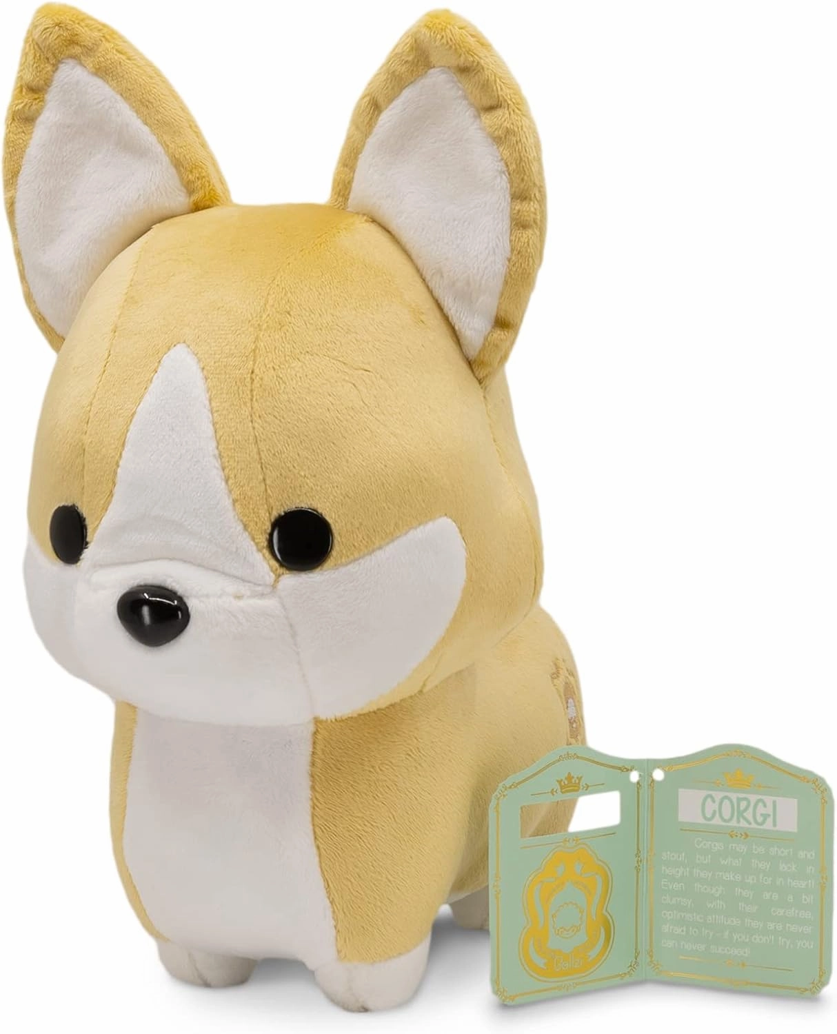 Bellzi Tan Corgi Cute Stuffed Animal Plush Toy - Adorable Soft Corgi Toy Plushies and Gifts - Perfect Present for Kids, Babies, Toddlers