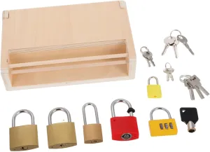 BESPORTBLE Set for Engaging Educational Activity with Multiple Locking Mechanisms Enhances Cognitive Skills for Family Interaction and Practical