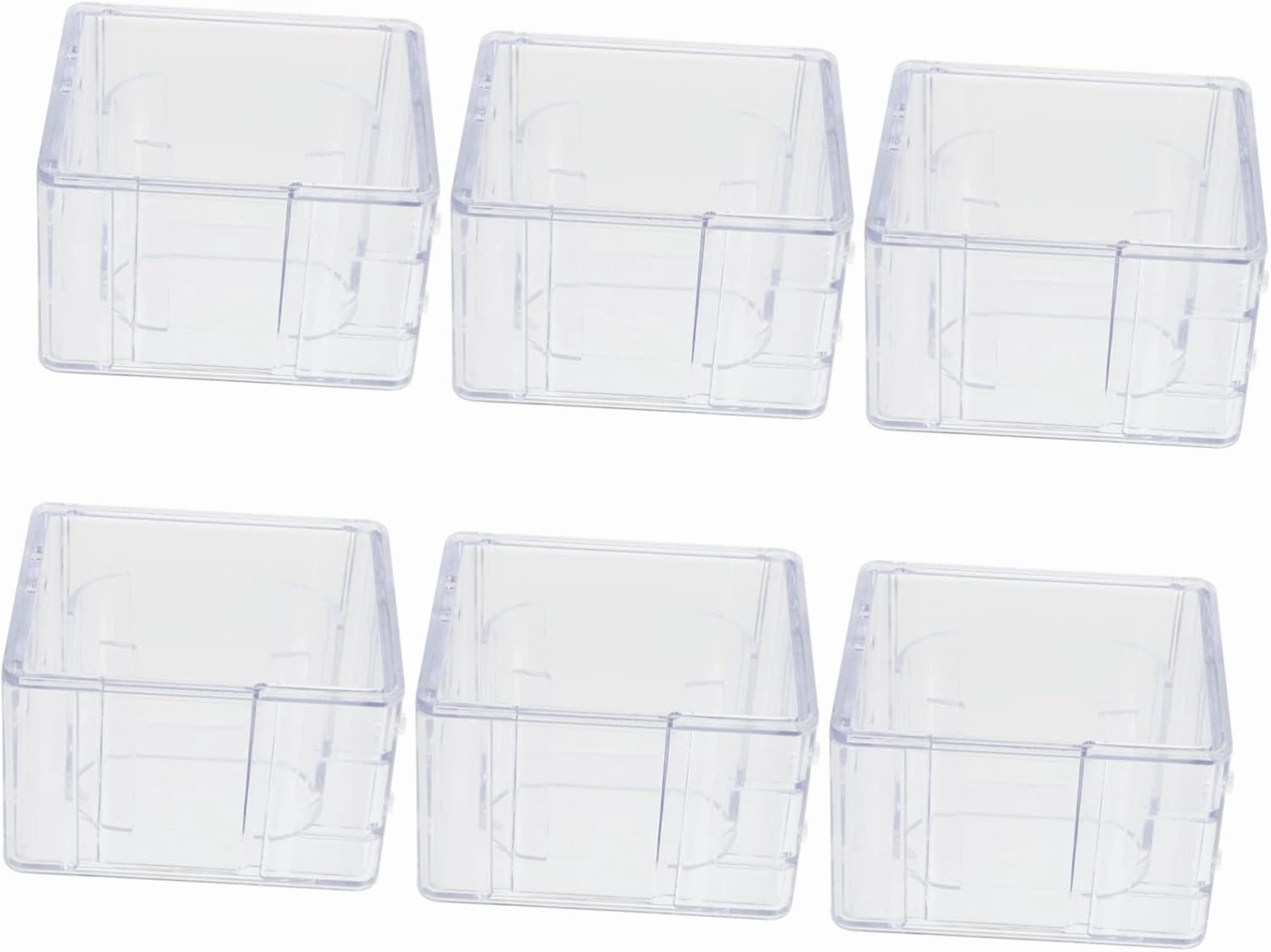 BESPORTBLE Watch Box Organizer for Women Square Watch Box Set 6pcs Compact Jewelry Organizer