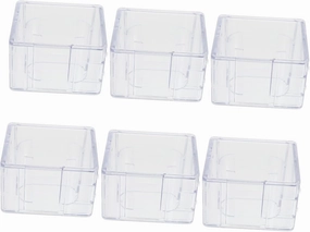 BESPORTBLE Watch Box Organizer for Women Square Watch Box Set 6pcs Compact Jewelry Organizer