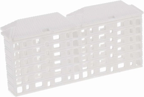 BESTonZON 5pcs Miniature Apartment Building Model Landscape Prop Mini Building Realistic Details for Scenery for Mini Houses Crafts and Decorations