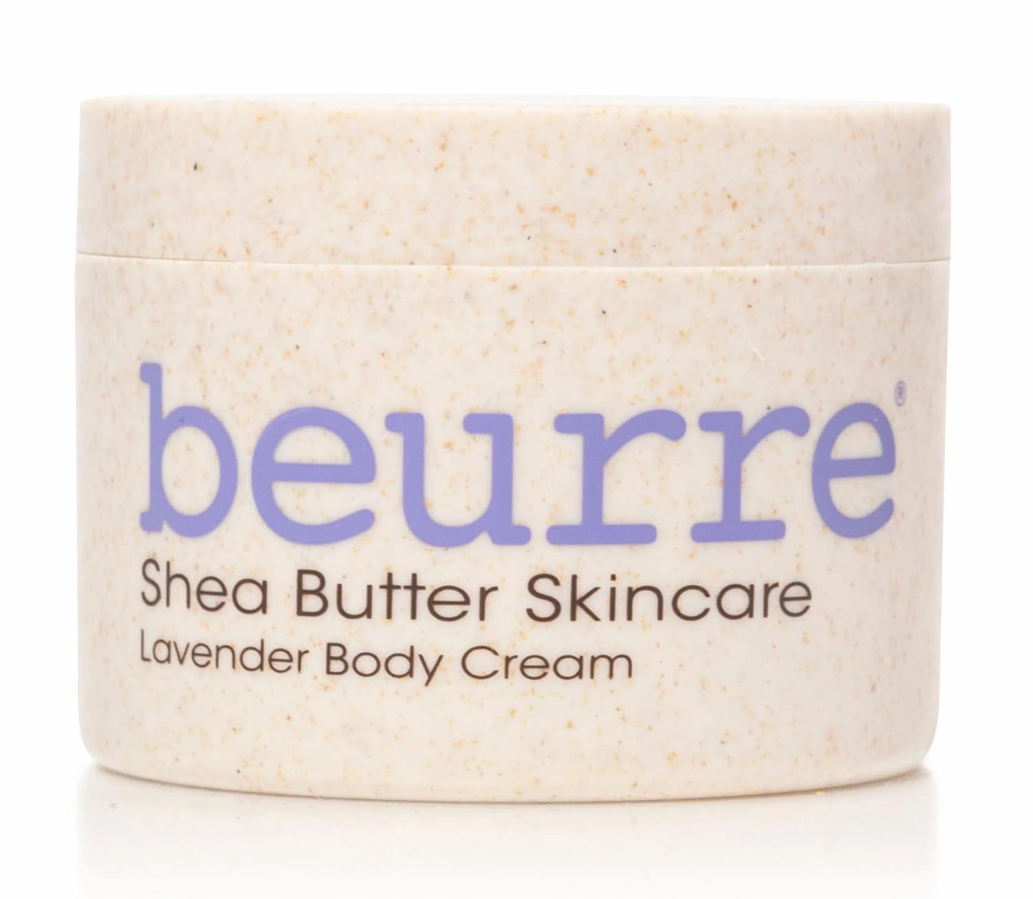 Beurre Shea Butter Body Cream - For All Skin Types - Vegan, Light, Non-Greasy, Soothing, Hydrating, Non-Toxic - Lavender 5.1 oz