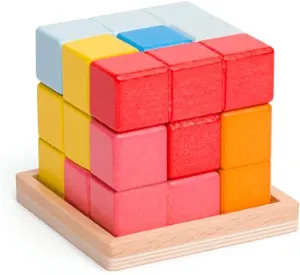 Bigjigs Toys Lock-a-Cube