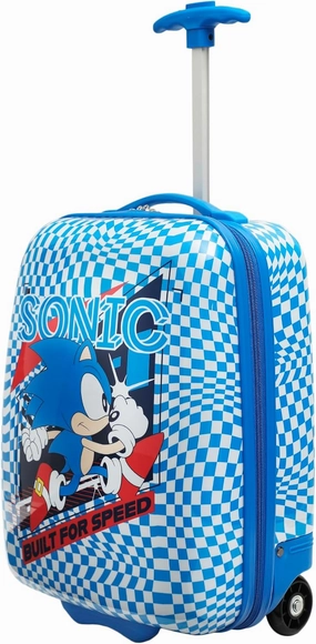 Bioworld Sonic the Hedgehog Kids’ 18” Hard-Side Carry-On Luggage