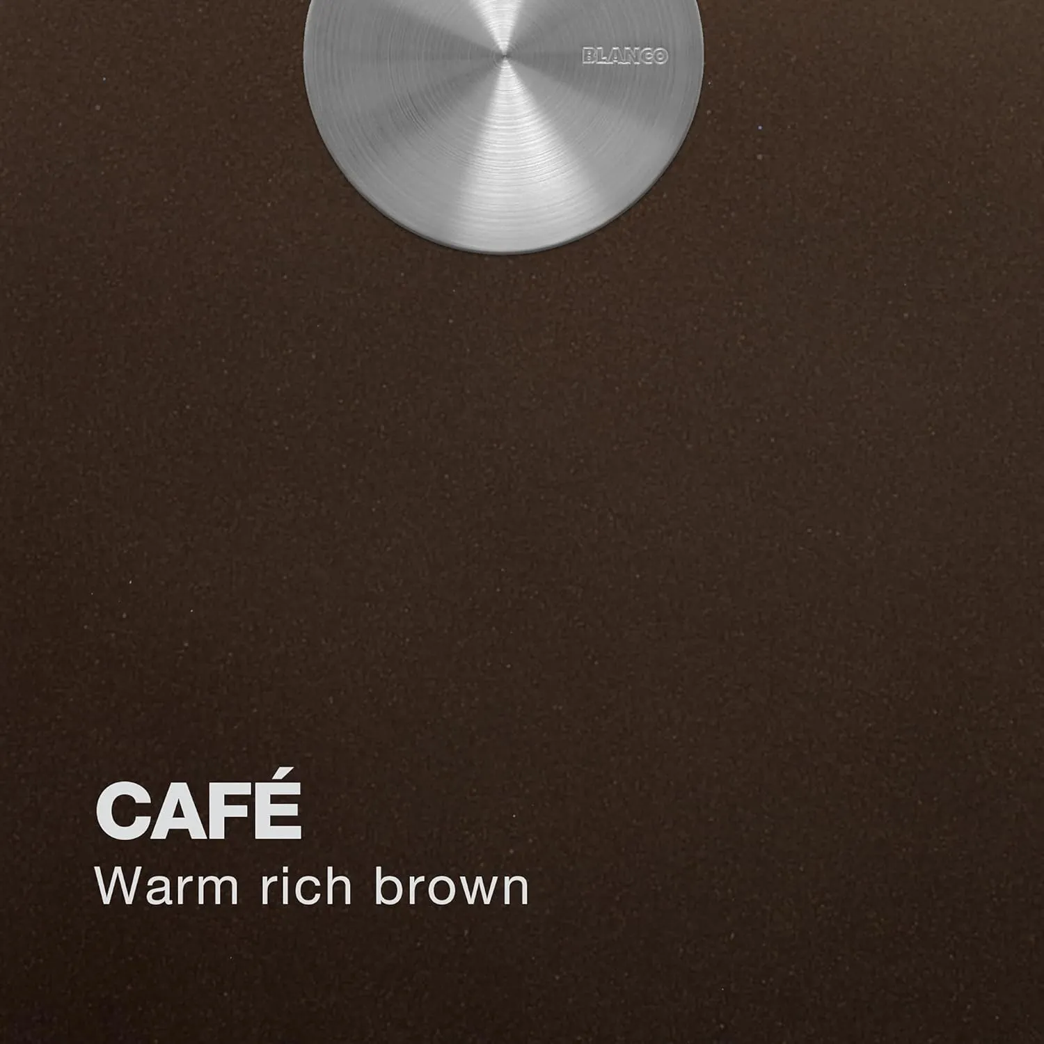 BLANCO, Café Brown 440147 PRECIS SILGRANIT Super Single Undermount Kitchen Sink, 32" X 19"