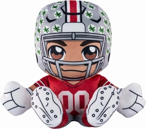 Bleacher Creatures Ohio State Buckeyes Football Player 8" Kuricha Sitting Plush - Soft Chibi Inspired Player