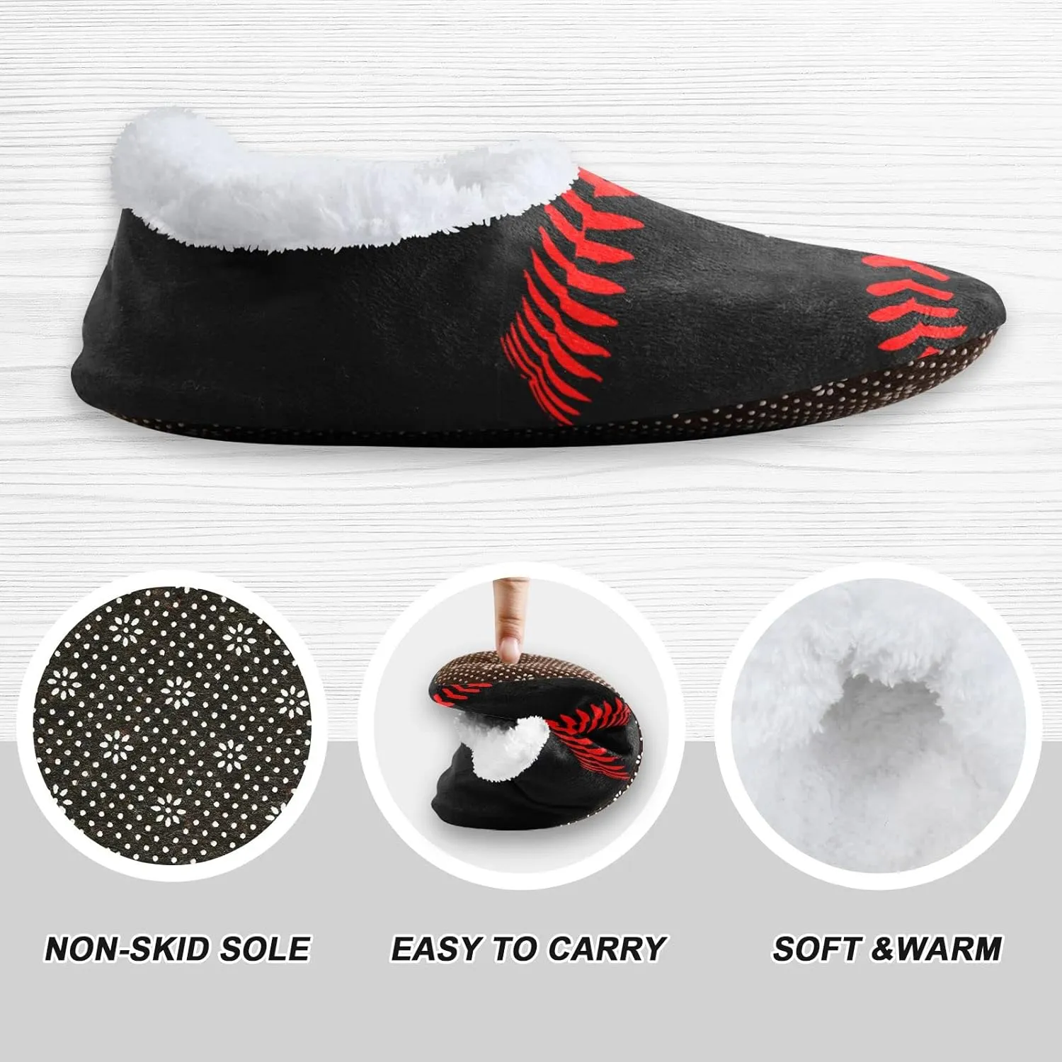 Boccsty Toddler Boys Girls House Slippers Fuzzy Kids Slippers Infant Home Shoes XS-S
