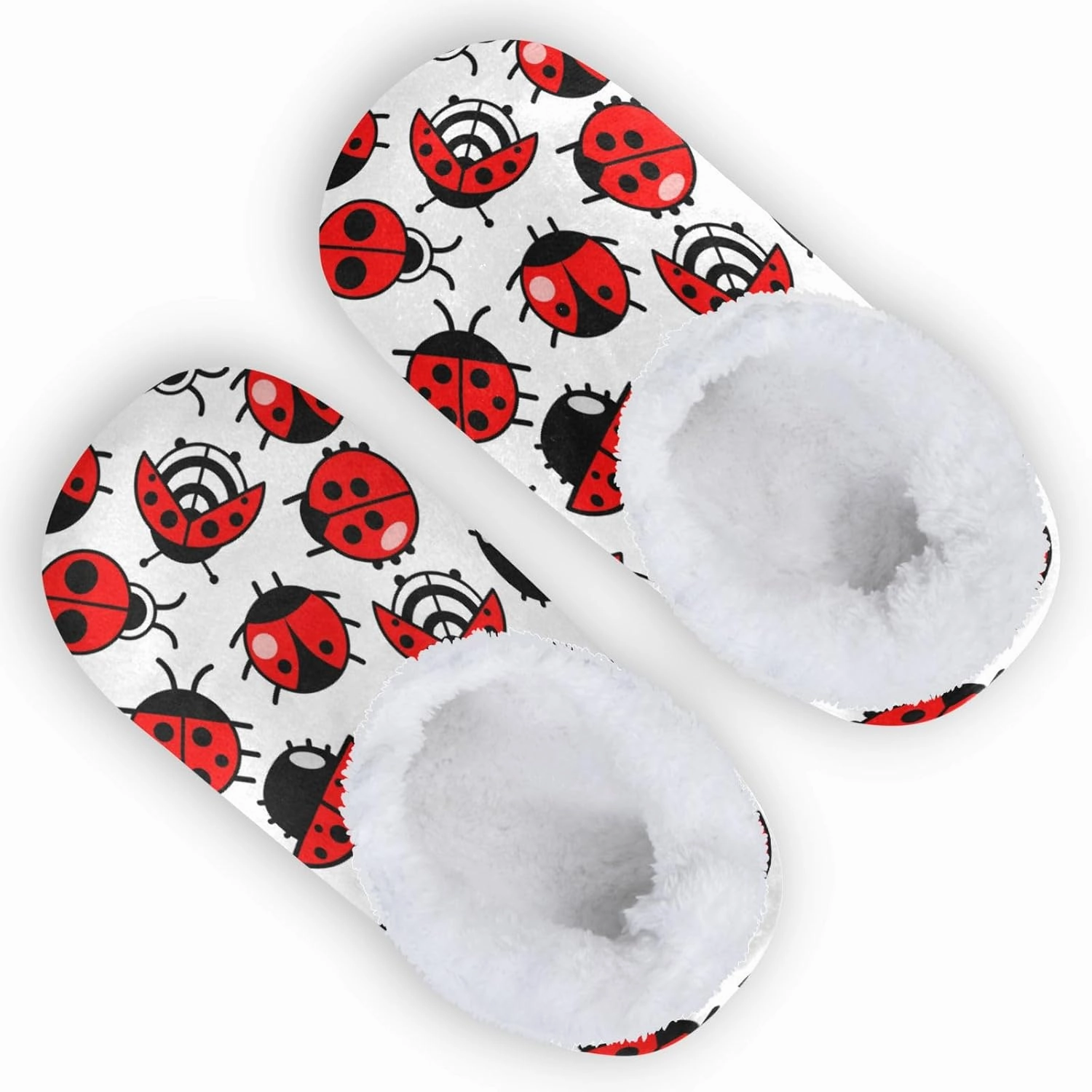 Boccsty Boys Girls Fuzzy House Slippers Kids Toddlers Winter Indoor House Home Shoes XS-S
