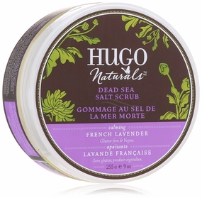 Body Scrub, French Lavender and Dead Sea Salt, 9 Ounce Jar