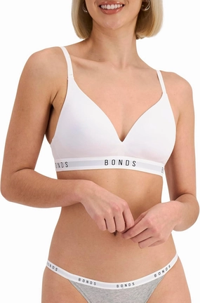 Bonds Women's Wireless Bra, Originals T-shirt Bra With Contour Cups, Comfortable Bra for Women