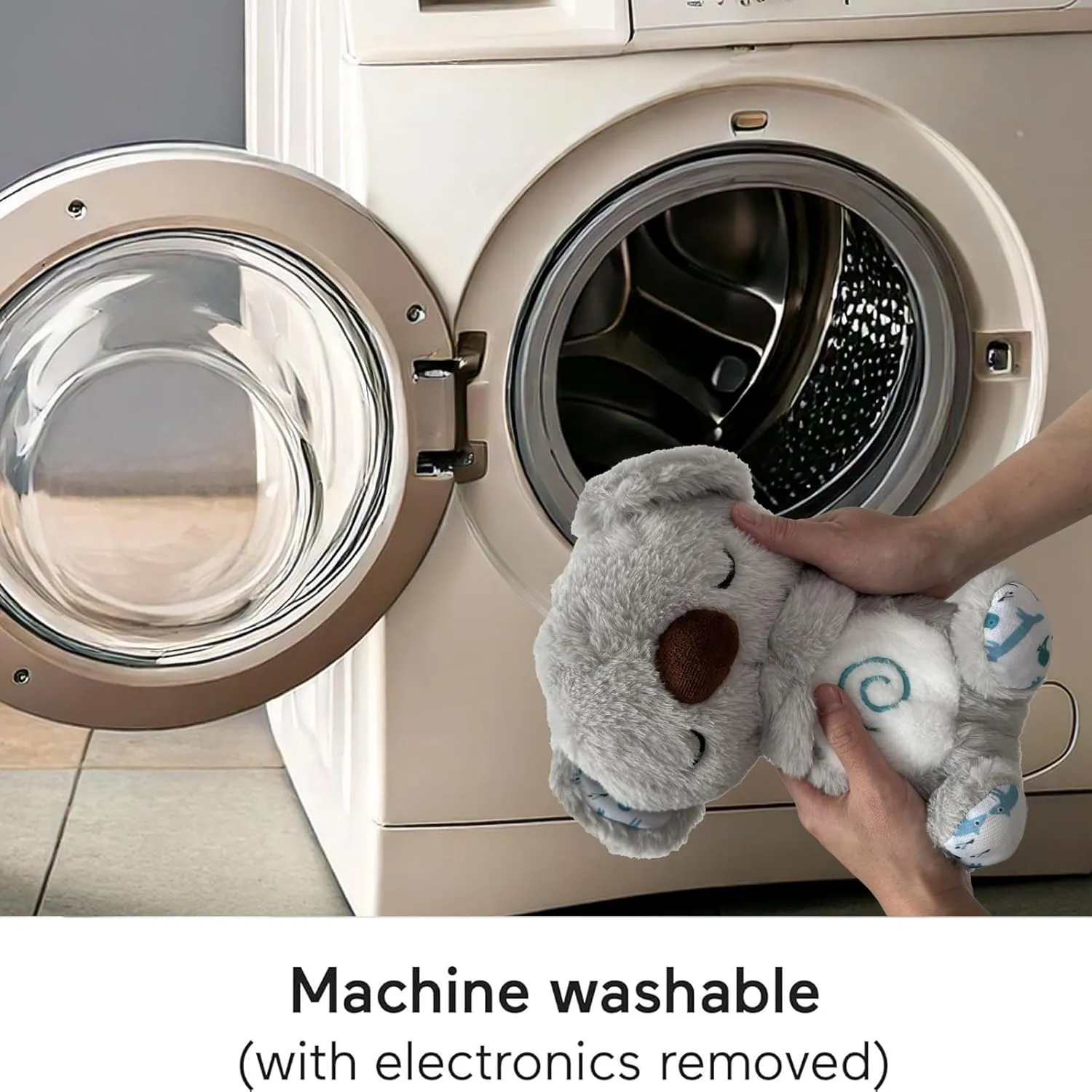 Breathing Stuffed Animal,Soothing Stuffed Animal for Anxiety Relief with Realistic Breathing Motion, Calming Music, Gentle Lights,Machine Washable,Ideal for Baby Adult and Relaxation (Koala)