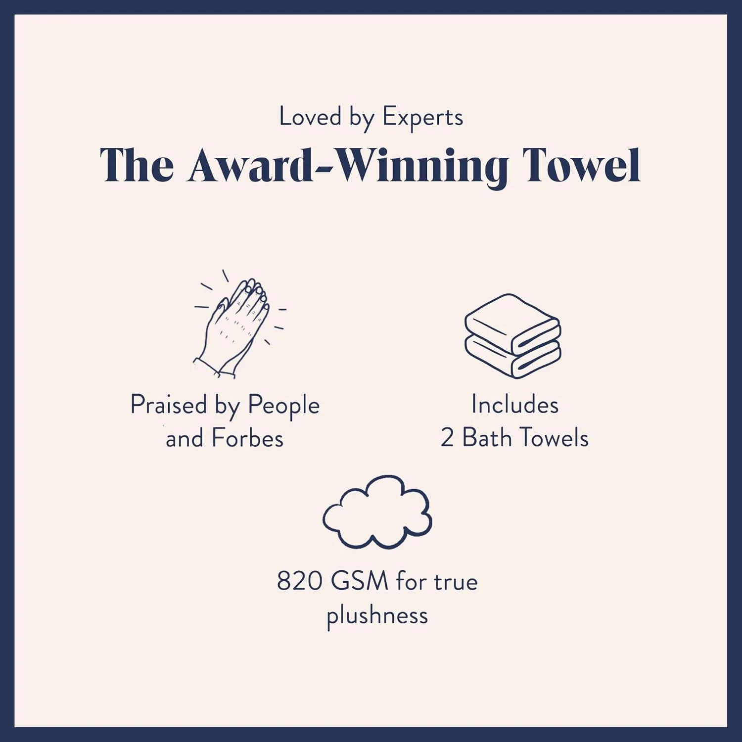 Brooklinen Super-Plush Turkish Cotton Bath Towels Set of 2 Cotton, 820 GSM, Machine Washable, Perfect Bath Towels for Bathroom, Spa & Shower (30" x 58", Smoke Grey)