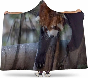 Brown Green Wearable Oversized Blanket Blanket Africa Panda Activity Eco Photo Ultra Soft Plush Shawl TV Throw Blankets for Sofa Bed Travel Camping 60" H x 80" W Jungle Animals
