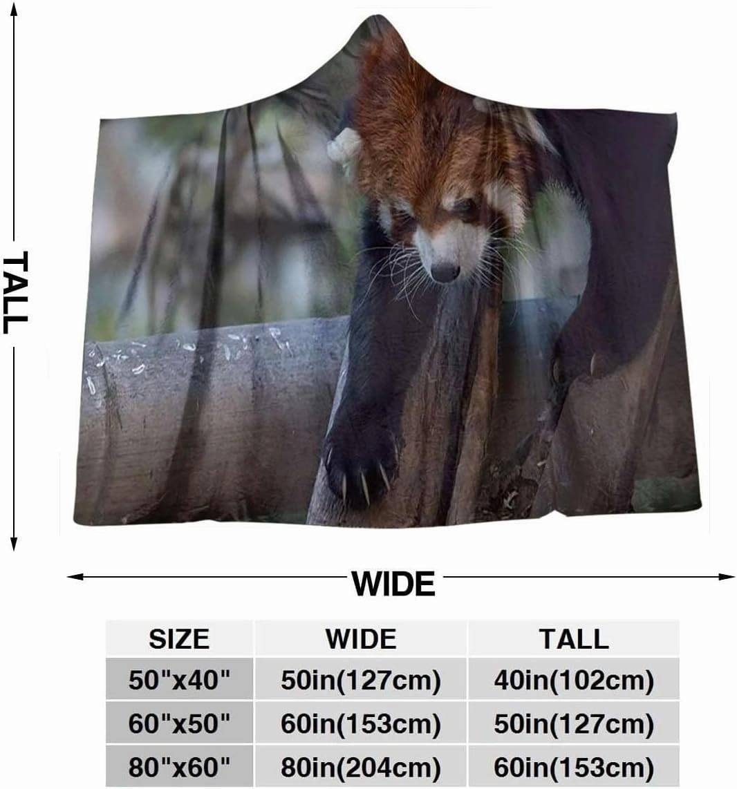 Brown Green Wearable Oversized Blanket Blanket Africa Panda Activity Eco Photo Ultra Soft Plush Shawl TV Throw Blankets for Sofa Bed Travel Camping 60" H x 80" W Jungle Animals